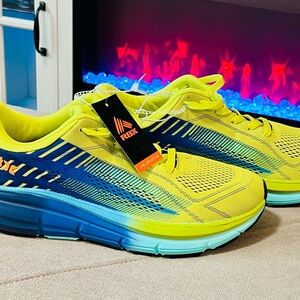 RBX Neon Yellow and Blue Running Shoes